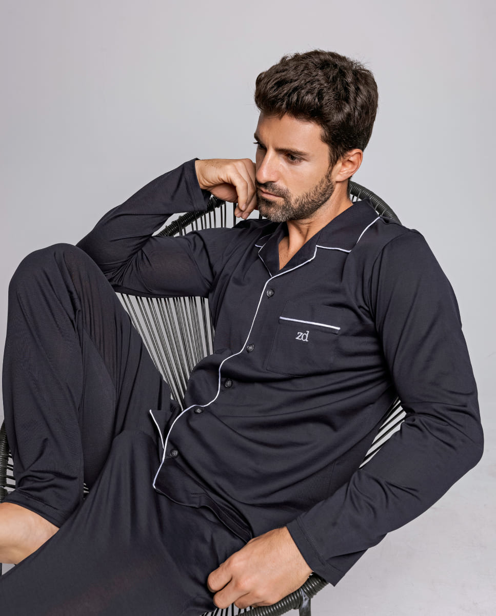 Pijama hilo de Escocia vivo