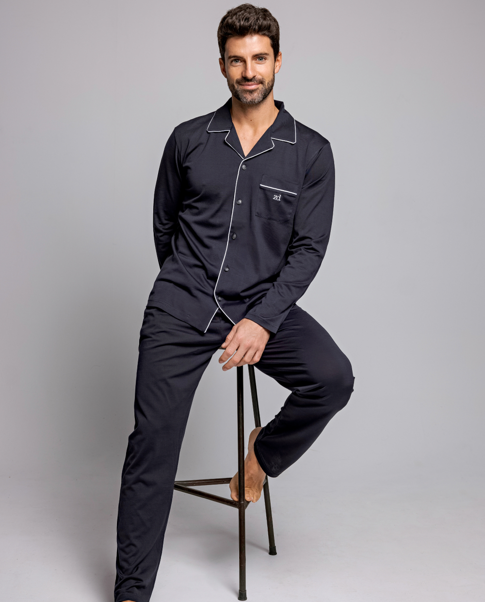 Pijama hilo de Escocia vivo