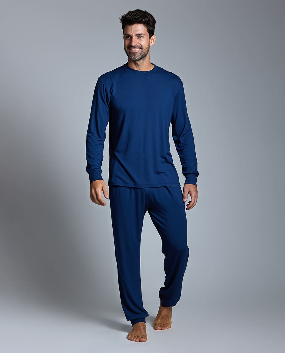 Pijama Modal Canaleto marino