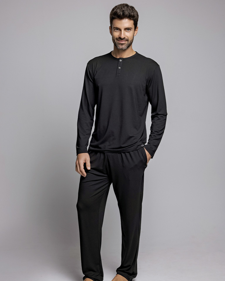 Modal black pyjama set